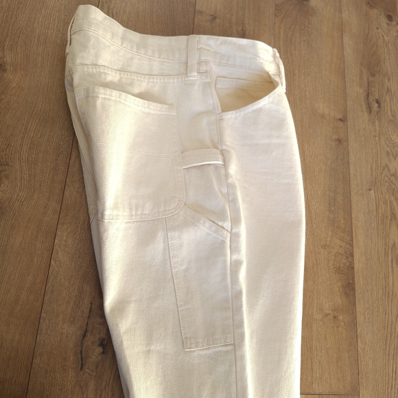 J. Crew High Rise 90's Classic Straight Leg Carpenter Jeans in Natural NWT - Picture 9 of 13
